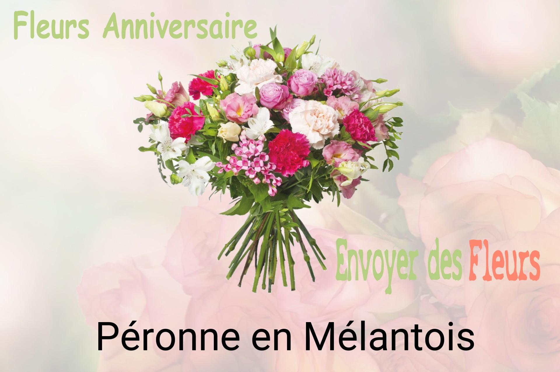 Bouquet de fleurs d’anniversaire livré à Péronne-en-Mélantois